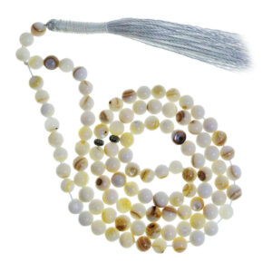 Natural Shell Stone Prayer Tasbih – 101 Beads, 6mm, Lightweight