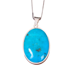 Persian Real Turquoise Necklace – Nishabur Stone, Authentic, 18g