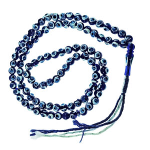 Stylish Anti Evil Eye Prayer Beads – 33 Plastic Stones, Vibrant Colors