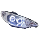 Peugeot 206 Dual Bi-LED Projector Headlights Quad Lens LHD - Image 5