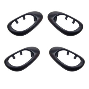 Peugeot 206 Inner Door Handle Trim Bezel OE-Style Finish 4-Piece Set