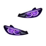 Peugeot 206 Multi-Color Headlights | RGB DRL Projector Upgrade LHD - Image 4