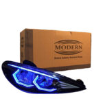Peugeot 206 Multi-Color Headlights | RGB DRL Projector Upgrade LHD - Image 2