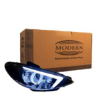 Peugeot 206 NX Projector Headlights | LED DRL Dual-Optic Upgrade LHD - Image 2