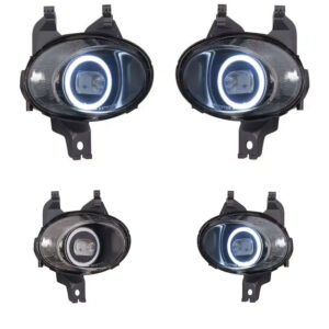 Peugeot 206 Projector Fog Lights Focused Beam & Visibility Upgrade Pair