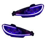 Peugeot 206 Wild Multi-Color DRL Headlights | Custom RGB Tuning LHD - Image 5