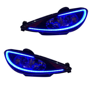 Peugeot 206 Wild Multi-Color DRL Headlights Custom RGB Tuning LHD