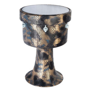 Snake-Skin Style Bushehri Drum – Pezhvak Brand, 28cm