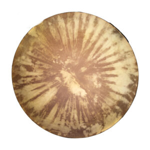 Iran Percussion Daf Drum – Sunburst Design, Synthetic Skin