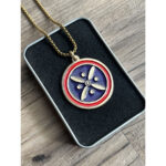 Circular Kaviani Flag Symbol Necklace, Sassanian Heritage Jewelry - Image 3