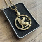 Golden Crowned Shirdal Necklace from Sassania Heritage Jewelry - Image 3