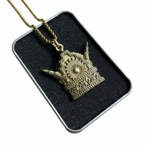Golden Pahlavi Crown Pendant – Inspired by Persian Royal Legacy