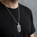 Hakhamaneshi Soldier Necklace with Gemstone, Heritage Jewelry - Image 2