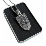 Hakhamaneshi Soldier Necklace with Gemstone, Heritage Jewelry