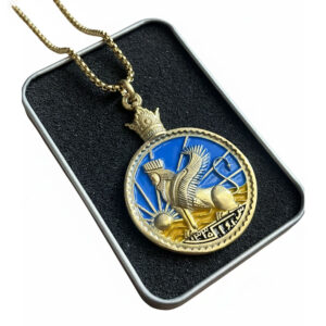 Pahlavi SAVAK Emblem Necklace – Persian Heritage Pendant
