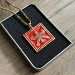 Rectangular Achaemenid Standard Necklace – Red Finish - Image 3
