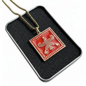Rectangular Achaemenid Standard Necklace – Red Finish