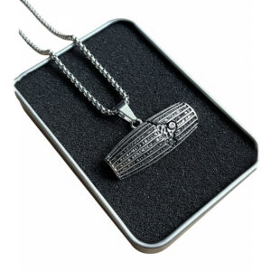 Silver Cyrus (Kourosh) Cylinder Necklace – Elegant Pendant