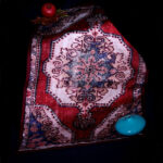 Antique Carpet Design Runner – Double Velvet Layers & Fine Print - Image 4