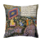 Ferdowsi Story Art Cushion Cover – High‑Quality Velvet Case