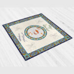Haft‑Seen Traditional Tablecloth – Premium Chenille 100×100 cm - Image 5