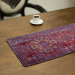 Heriz Geometric Velvet Table Runner – Carpet Design 135×35 cm - Image 5