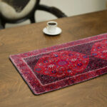 Laleh Abbasi Velvet Table Runner – Carpet Design 133×42 cm - Image 2