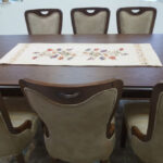 Modern Flower Pattern Runner – Soft Velvet & Stylish Décor - Image 2