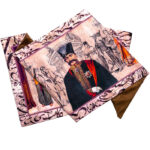 Naser al‑Din Shah Velvet Table Runner – Heritage Design 100×42 cm - Image 3