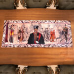 Naser al‑Din Shah Velvet Table Runner – Heritage Design 100×42 cm - Image 5