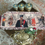 Naser al‑Din Shah Velvet Table Runner – Heritage Design 100×42 cm - Image 2