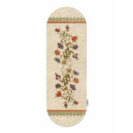 Oval Floral Velvet Table Runner – Elegant Design 120×40 cm - Image 2