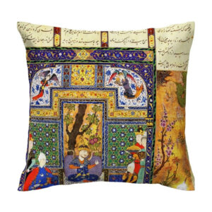 🛋️ Product Description A dramatic piece of Persian mythology brought to life through art and texture. This cushion cover features a striking illustration inspired by the legendary tale of Zahhak—one of the most iconic and symbolic stories in the Shahnameh. The design captures the intensity, mystery, and mythological depth of Ferdowsi’s epic, making it a captivating addition to any room. Printed with industrial‑grade precision, the artwork displays exceptional clarity and vibrant colors that instantly elevate your décor. Crafted from premium Porsche velvet upholstery fabric, the cover offers a luxuriously soft feel while maintaining impressive durability. The fabric’s specialized fibers help reduce dust absorption, keeping the cover cleaner for longer. With double‑sided printing and a hidden zipper at the bottom, it allows easy removal of the inner cushion for effortless washing. This combination of beauty and practicality makes it ideal for homes, offices, studios, or even car interiors. ✔️ Key Features Premium Porsche velvet — ultra‑soft, smooth, and long‑lasting. Double‑sided high‑definition print — vivid Zahhak story artwork. Low‑absorption fibers — stays clean longer and resists dust. Hidden zipper — easy to insert or remove cushion fillers. Machine washable — safe at 30°C with mild detergent. Perfect for cultural décor — ideal for homes, offices, studios, or cars.
