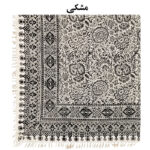 Persian Floral Block‑Print Round Tablecloth – 100×100 cm, Four Colors - Image 4
