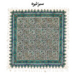 Persian Floral Block‑Print Round Tablecloth – 100×100 cm, Four Colors - Image 8