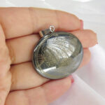 Hematite (Hadid) Medal Pendant – Four Quls Laser Engraved | Certified - Image 2