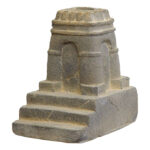 Ancient Persian Fire Temple Altar Statue – Zoroastrian Symbolic Sculpture