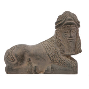 Mesopotamian Lamassu Babylon Statue – Winged Bull Guardian