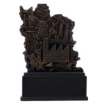 Premium Iran Map Statue – Cultural Decorative Sculpture, 23 cm - Image 2