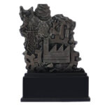 Premium Iran Map Statue – Cultural Decorative Sculpture, 23 cm - Image 3