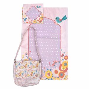 Fancy Velvet Prayer Mat Set with Bag – Islamic Prayer Rug