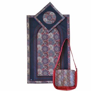 Ibadat Mihrab Prayer Mat Set with Janamaz & Carry Bag