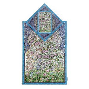 Premium Muslim Prayer Mat Set – Elegant Sajjadah Velvet Design
